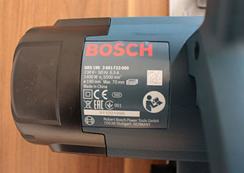 Caratteristiche Bosch GKS 190